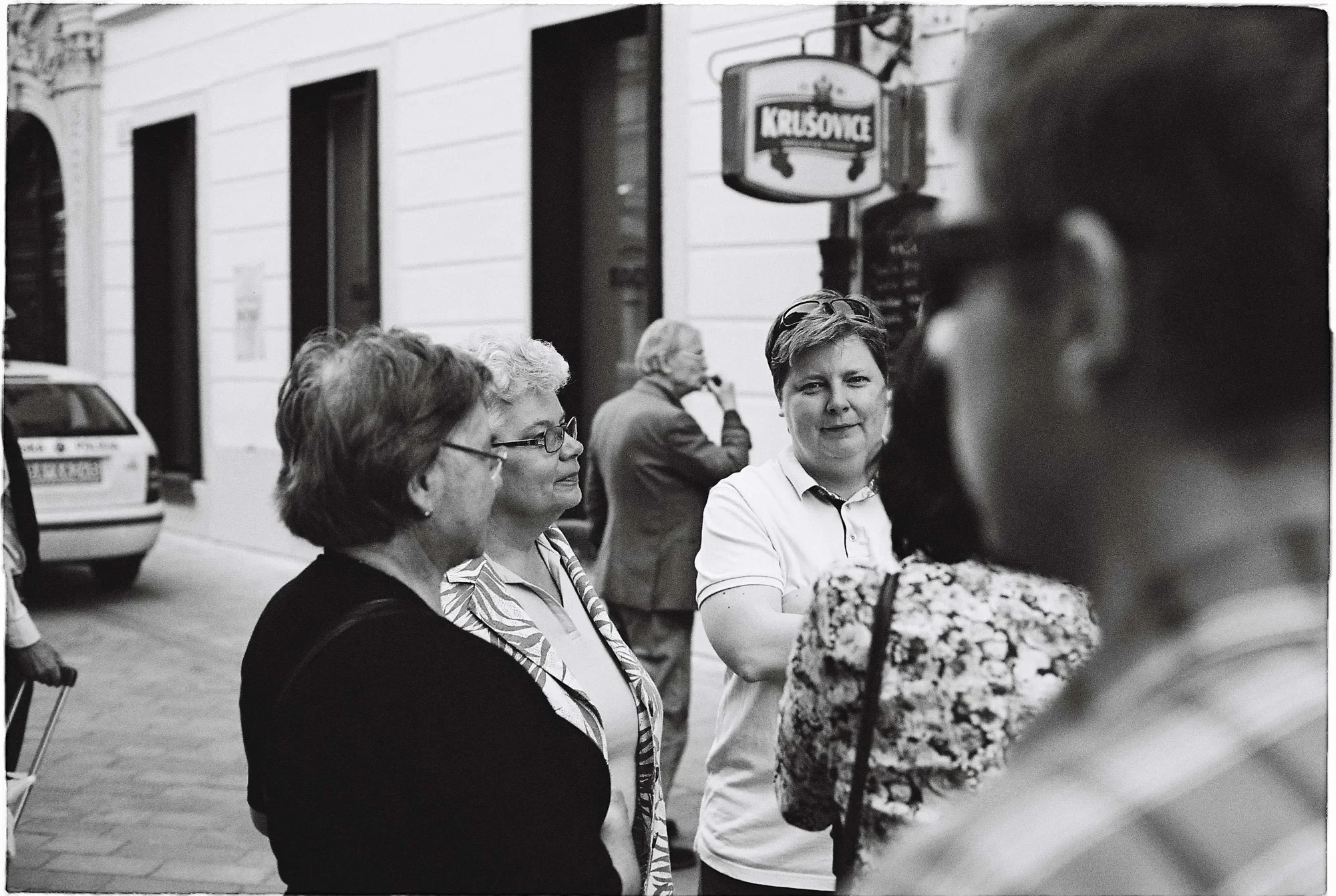 Čiernobiela ukážková fotografia nafotená na film Ilford XP2 Super 400